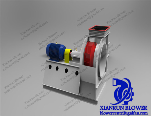 বয়লারের জন্য 760-2900rpm সেন্ট্রিফিউগাল ভেন্টিলেশন ফ্যান পিছনের দিকে বাঁকা