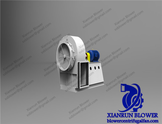 220V উচ্চ চাপ শিল্প এয়ার ব্লোয়ার পিছনের দিকে বাঁকা কেন্দ্রাতিগ ভেন্ট ফ্যান