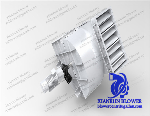 220V 380V ইন্ডাস্ট্রিয়াল এক্সস্ট ফ্যান, আউটলেট ফ্ল্যাঞ্জ রেডিয়াল সেন্ট্রিফিউগাল ফ্যান