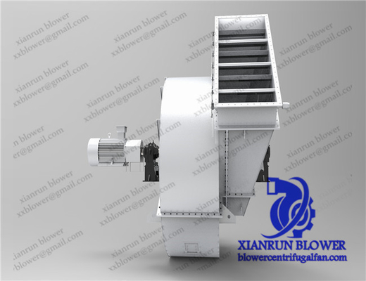 220V 380V ইন্ডাস্ট্রিয়াল এক্সস্ট ফ্যান, আউটলেট ফ্ল্যাঞ্জ রেডিয়াল সেন্ট্রিফিউগাল ফ্যান