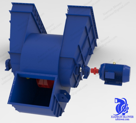 5 - 350KW কাস্টম ইন্ডাস্ট্রিয়াল ফ্যান ব্লোয়ার 220V 660V ডাস্ট সংগ্রহের জন্য