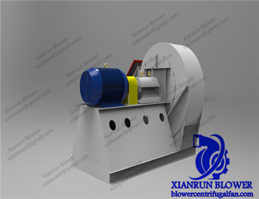 চাপের সীমা 3000-25425 Pa এবং ISO 9001 সার্টিফিকেশন সহ শিল্প কেন্দ্রাতিগ বায়ুচলাচল ফ্যান