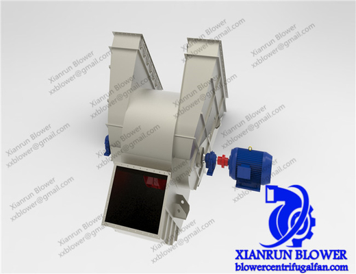 সিমেন্ট উৎপাদনের জন্য 90-3500mm ডাবল ইনলেট সেন্ট্রিফিউগাল ফ্যান ব্লোয়ার এফ মডেল