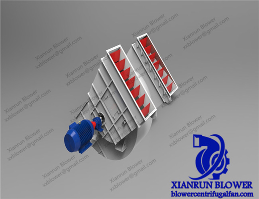 সিমেন্ট উৎপাদনের জন্য 90-3500mm ডাবল ইনলেট সেন্ট্রিফিউগাল ফ্যান ব্লোয়ার এফ মডেল